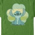 thumbnail image 2 of Men's Lilo & Stitch Retro Shamrock Pride Graphic Tee Kelly Green Medium, 2 of 5