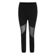 thumbnail image 6 of Women Hollow out Splice Tight Fitness Leggings Yoga Cropped Pants Trousers Compression Yoga Pants Women Straight Leg Workout Leggings for Women High Waist Yoga Pants Girls Yoga Pants Size 8 Long Yoga, 6 of 6