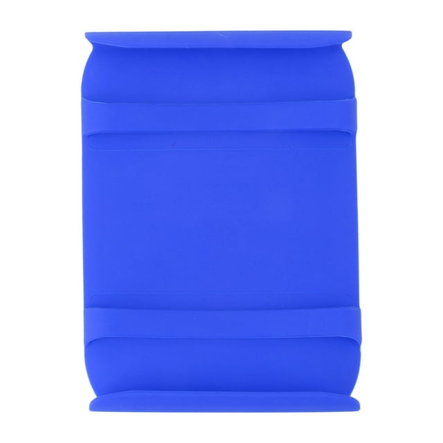 Vobor Kitchen Silicone Mat Heat Resistant Silicone Mat with Handle Anti Scalding Anti Slip Kitchen Tool Glove Substitution Blue
