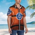 thumbnail image 4 of Men's Funky Hawaiian Shirt Short Sleeve Button Down Shirts Beach Party Holiday, 4 of 8