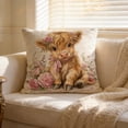 thumbnail image 2 of Throw Pillow Cover 18x18 Inch Cute Patterns Print Soft Breathable Hidden Zipper Decorative for Sofa Living Room by MPOISVA, 2 of 7