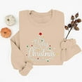 thumbnail image 2 of Merry Christmas Oversized Sweater for Women Pullover Sweatshirt Holiday 2025 Xmas Ugly Sweaters Top with No Hood, 2 of 6