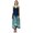 Blue, variant on Bimba Women Blue Rayon Asymmetric Sun Dress Spaghetti Stram Boho Chic Beach Maxi