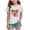 H4-White, variant on sdbrld Little Girls Xams Shirt for Kids Crew Neck Short Sleeve Christmas‑themed Casual Holiday Cute Tee Tops White Sizes 5-6 Years