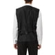 thumbnail image 3 of INSPIRE CHIC Chaleco de lentejuelas brillantes para hombres, conjunto de traje con corbata de moño, M Negro, 3 of 6