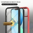 thumbnail image 5 of Dteck Case for iPhone 14 Plus 6.7 inch (2022 Release), Dual Layer Rugged Clear Bumper Case with Built-in Screen Protector,Red, 5 of 6