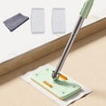 thumbnail image 3 of Desktop Telescopic Mini Mop Washcloth Flat Mop Household Electrostatic Dusting Paper Small Mop Handle Length Retractable From 9in to 22in, Mopping, 3 of 6