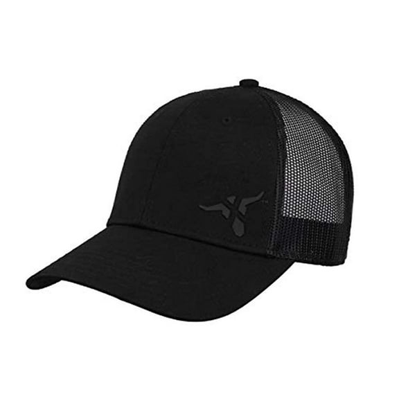 Wrangler #W13089776BK000 Mesh Back Baseball Hat Black Steer Logo Snap Back