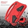 thumbnail image 6 of Allytech Samsung Galaxy Tab S9/S8/S7 11 inch 2023/2022/2020 Case for Kids, EVA Foam Shockproof Kids Friendly Rugged Protective Back Cover with Handle & Kickstand, Red, 6 of 7
