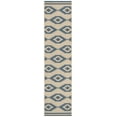 thumbnail image 2 of SAFAVIEH Linden Celandine Geometric Runner Rug, Blue/Cream, 2' x 8', 2 of 7