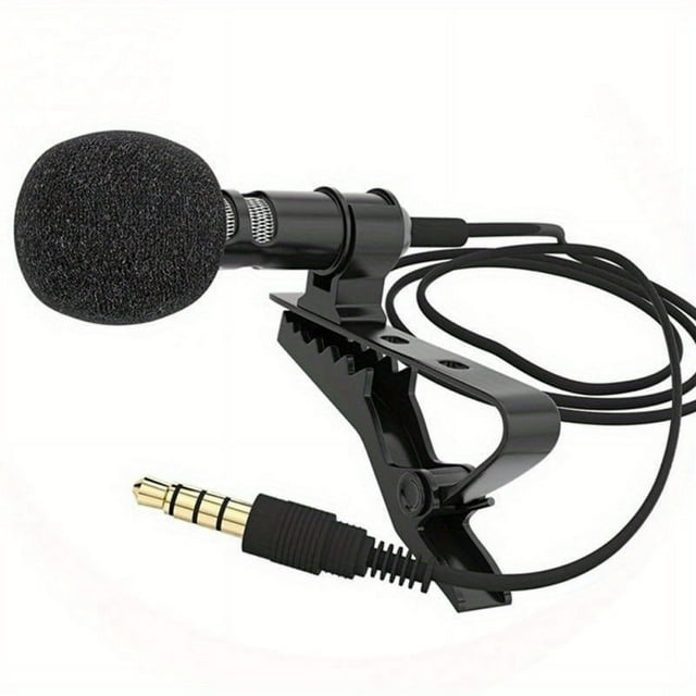 CNKOO Mobile Karaoke Microphone Mini Mobile Interview Recording Omnidirectional Microphone Clip Style Mobile Microphone ZZZ