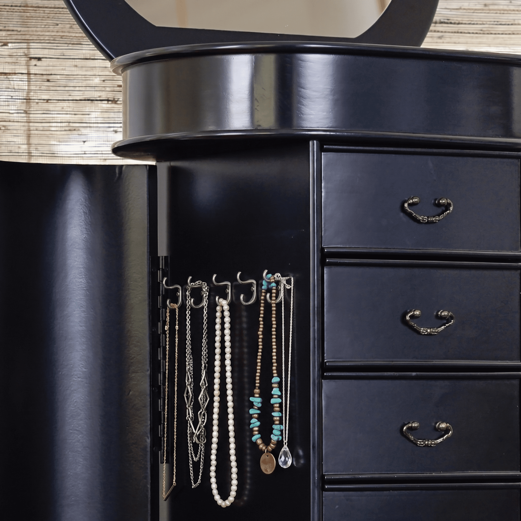 Free Shipping! Hives and Honey Daley Oval Standing Jewelry Armoire