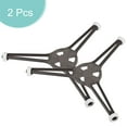 thumbnail image 3 of Uxcell Microwave Oven Glass Turntable Support Holder Triangle Roller Rotating Bracket 2 Pcs, 3 of 6