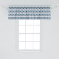 thumbnail image 2 of Ambesonne Tribal Window Valance, Pattern of Geometric Motifs, 54" X 18", Sea Blue Charcoal Grey, 2 of 3