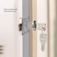 thumbnail image 3 of Verrou de Tiroir - Verrou de Meuble Réutilisable Durable pour Vitrine Armoire Tiroir Maison Bureau, 3 of 7