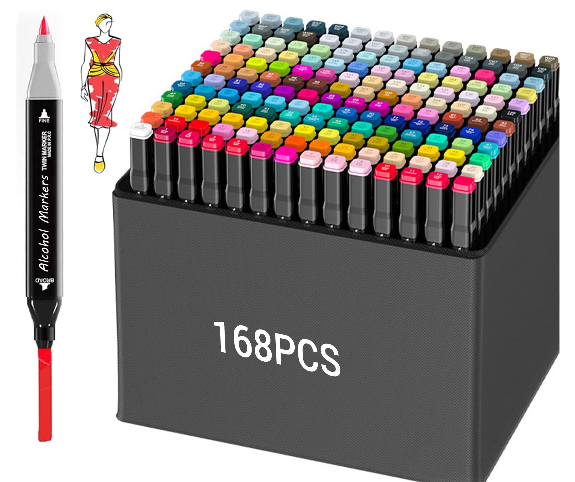 Spectrum Noir Alcohol Markers 24/Pkg Lights - Walmart.com