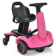 thumbnail image 5 of Costway Los niños 6V montan en el kart de deriva eléctrico del coche de la deriva para los niños con el giro de 360° rosado, 5 of 6