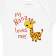 thumbnail image 4 of Inktastic My Nana Loves Me- Cute Giraffe Boys or Girls Baby Bodysuit, 4 of 5
