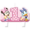 Minnie Mouse 1st Birthday Mini Cake Candle Set (4pc)