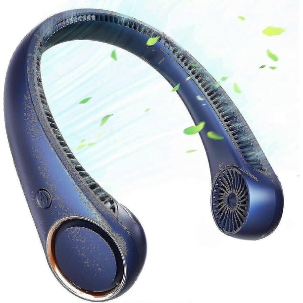2026 Bladeless Neck Fan, 4000mah Usb Rechargeable Personal Fan, 3 Speeds, 360 Surround Fan, Faster Cooling, Quiet Design