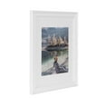 thumbnail image 4 of DesignOvation Leno 11" x 14" Matted 8" x 10" White Picture Frame, 4 of 7