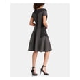 thumbnail image 2 of DKNY $129 Womens New 1145 Black Color Block Knee Length A-Line Dress S B+B, 2 of 4