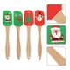 thumbnail image 4 of GAXIRE 4 raspadores de crema navideños con mango de madera para hornear (colores surtidos) (estilo mixto), 4 of 6