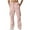 Pink, variant on AnuYalue Men's Casual Cargo PantsDrawstring Athletic Jogger SweatpantsLightweight Solid Hiking Pant Multi Pockets Track Pants