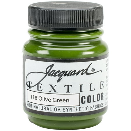 Jacquard Textile Color Fabric Paint 2.25oz-Olive Green - Walmart.com