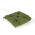 thumbnail image 7 of Noble House Isaias Indoor Fabric Tufted Chair Cushion, Olive (Green), 7 of 7