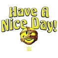 thumbnail image 2 of Boy's WWE Mankind Have a Nice Day Logo  Graphic Tee White Small, 2 of 4