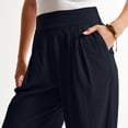 thumbnail image 5 of Xmyrz Women'S Casual Pants Wide Leg Pocket Pure Color Loose Fit Leisure Going Out Suitable Lounge Trousers Casual Trouser, 5 of 7