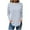 Blue, variant on Long Sleeve Shirt for Women Plus Size Round Neck Striped Tunic Tops Fall Trendy Casual Blouses