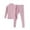 Purple, variant on Ruimatai Women's Casual Solid Color Warm Flannel Pajama Set Loose Long Sleeve Comfortable Sleepwear Lounge Wear