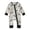 White, variant on Hwmodou Girls Print Jumpsuits Unisex Cotton Blend Long Sleeve Cartoon Prints Pullover Romper Jumpsuit Clothes Fall Winter Pocket Jumpsuit,0-3M