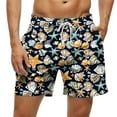 thumbnail image 3 of QATAINLAV Men's Swim Trunks 2025 Summer Quick Dry Boardshorts Casual Drawstring Waisted Lightweight Swimming Pants Tropical Hawaiian Print Beach Shorts Multicolor M Today Prime Sales, 3 of 7