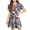 Navy, variant on Grblisyd Girls Dresses Size 10-12 Ruffle Short Sleeve Dresses Kids Floral Print Summer Crewneck A Line Casual Sundress