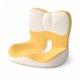 thumbnail image 4 of Cojín de asiento de espuma viscoelástica para mayor comodidad en sillas de comedor y sillas gaming para camioneros. Amarillo beige, 4 of 9
