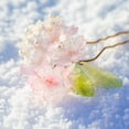 thumbnail image 6 of Uxcell 100 Pcs Gold-Plated Acrylic Cherry Blossom Flower Beads, Multicolored, 6 of 7
