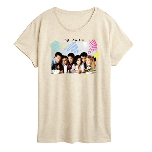 Friends - Retro Milshakes - Women's Short Sleeve Graphic T-Shirt