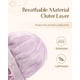 thumbnail image 2 of Gorro de seda YANIBEST para mujeres que duermen con forro de satén morado, 2 of 5