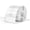 Transparent, variant on Clear Thermal Labels, 2.25 x 1.25 Inches, Printable Transparent Stickers for Small Businesses, DIY Logo Design, Multipurpose Label Roll, 500 Labels/Roll