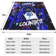 thumbnail image 5 of Jey USO Wrestler Throw Blanket Convenient Air Conditioner Blanket Blankets for All Seasons Classic Blankets for Office for Hiking, 5 of 8