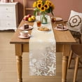 thumbnail image 2 of Summer Ocean Starfish Table Runner 72 Inches, Coastal Coral Beach Conch Vintage Brown Bed Runner Dresser Scarves Tabletop for Indoor Outdoor Parties/Ceremony/Banquet, 18" x 72", 2 of 9