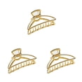 thumbnail image 4 of maskred Pinces de Mode Grand Style Simple à Portée de Main Style Simple Robuste Exquis Accessoires Barrettes pour Femmes KC Or/arc 3Set, 4 of 6