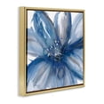 thumbnail image 3 of Stupell Industries Blue Beauty Blossom Gold Framed Floater Canvas Wall Art design by Rebecca Meyers, 25 x 25, 3 of 9