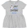 thumbnail image 3 of Inktastic Baby's First Christmas 2025-snowman Girls Baby Dress, 3 of 5