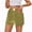 Gold, variant on Inleife Womens Casual Plaid Prints Shorts Summer Elastic Waist Comfortable Pocket Pants Pant Pockets Button Shorts