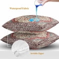thumbnail image 4 of Throw Pillow Covers 26x26 Inch Set of 2, Vintage Boho Waterproof Outdoor Pillow Covers, Modern Geometric Aesthetics Abstract Art Decorative Cushion Pillowcases for Couch, Sofa, Bed, Garden, Patio, 4 of 9