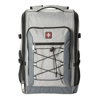 Swiss Tech Adult Unisex Zip Around Gray Backpack